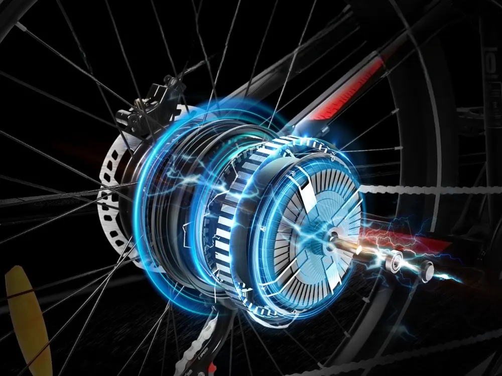 Moteur 750W du vélo électrique Samebike XD26-II puissant