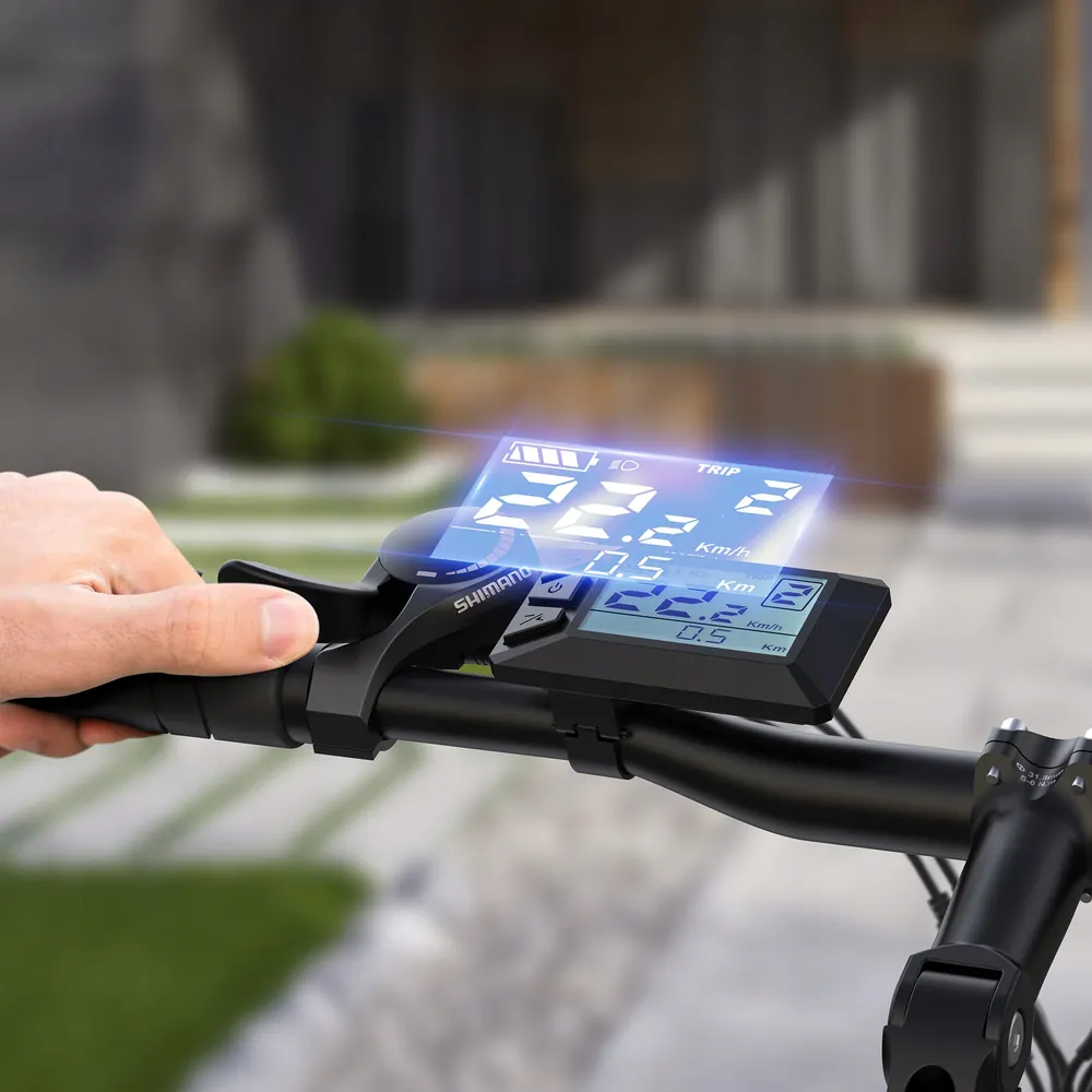 Vélo électrique VARUN marque Varun, design VTT robuste