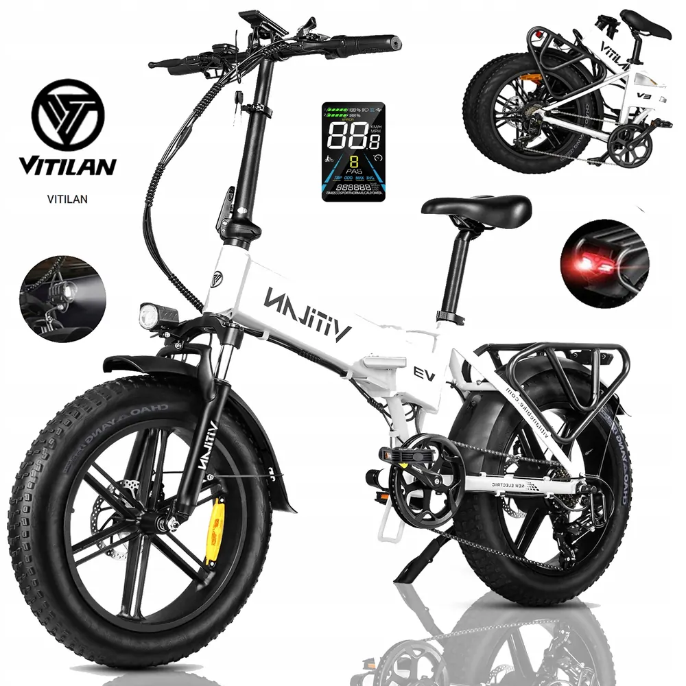 VITILAN V3 2.0 plié, vélo électrique compact 20 pouces 4.0