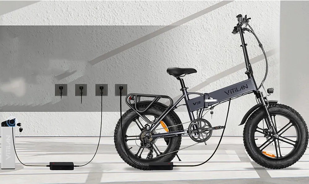 Modèle VITILAN V3 2.0 vélo électrique pliant 1200W 13AH
